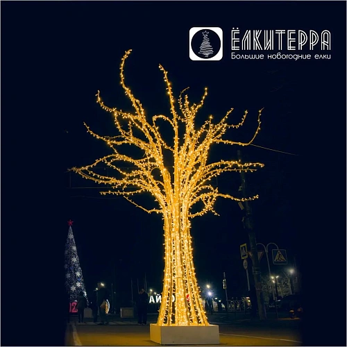 Дерево новогоднее светодиодное №1